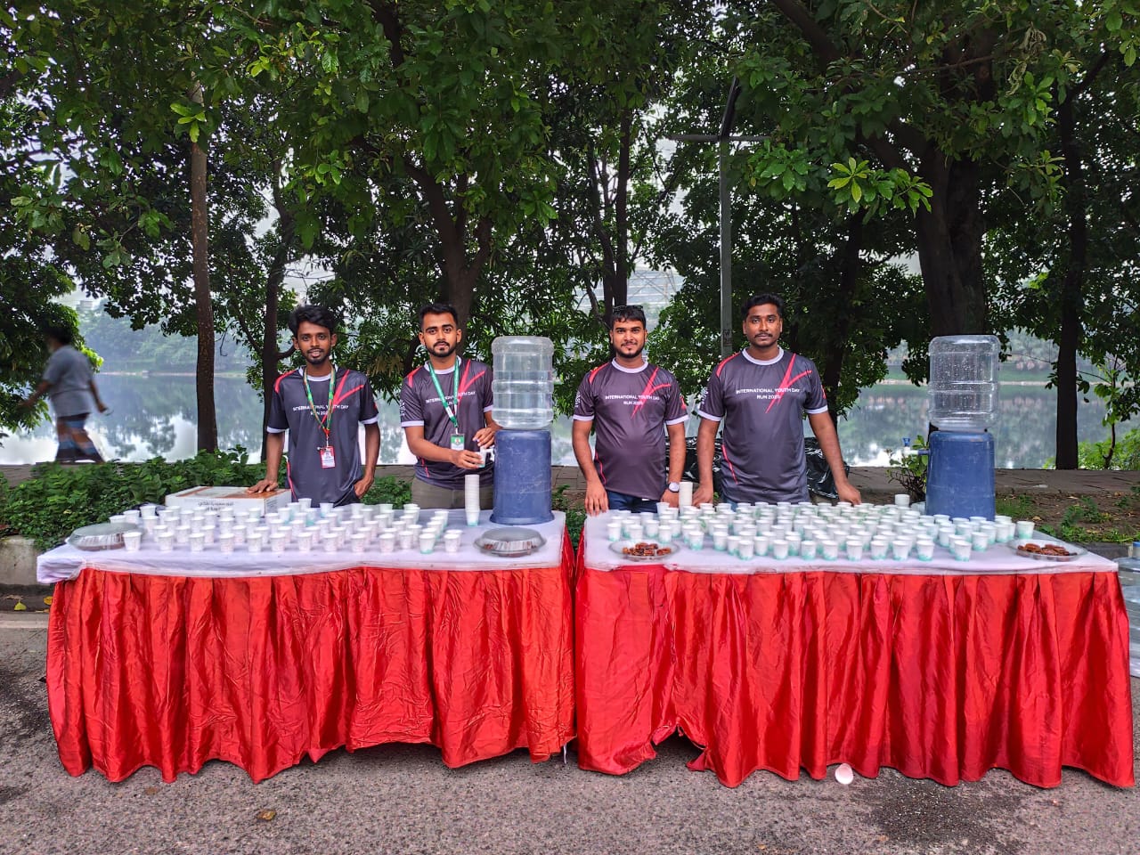 Water Supply Service at the International Marathon